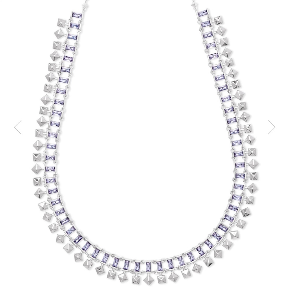 KENDRA SCOTT “Oscar” Lilac Choker Necklace